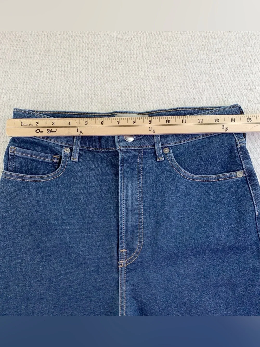 EVERLANE women's The Way High Skinny lean to Organic Cotton size 30 regular